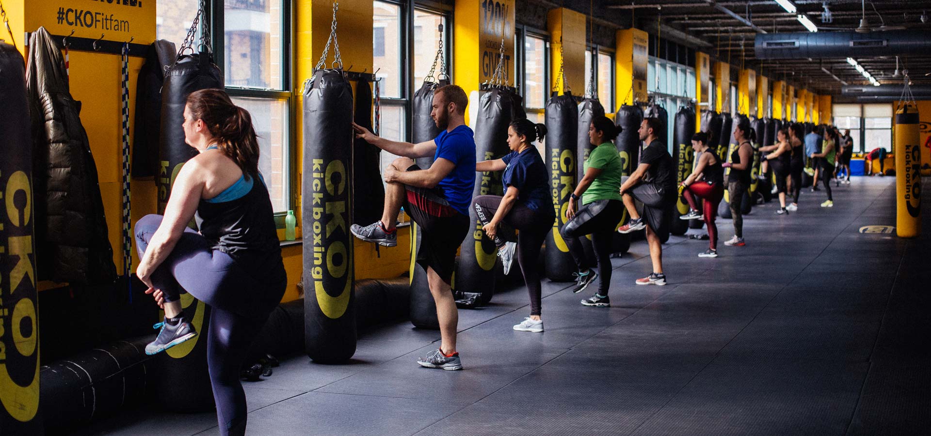 CKO Members and Guests during a warmup